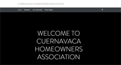 Desktop Screenshot of cuernavacahoa.com